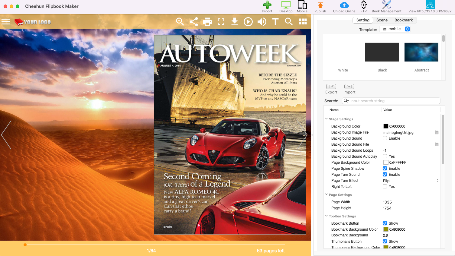HTML5 Flipbook Maker